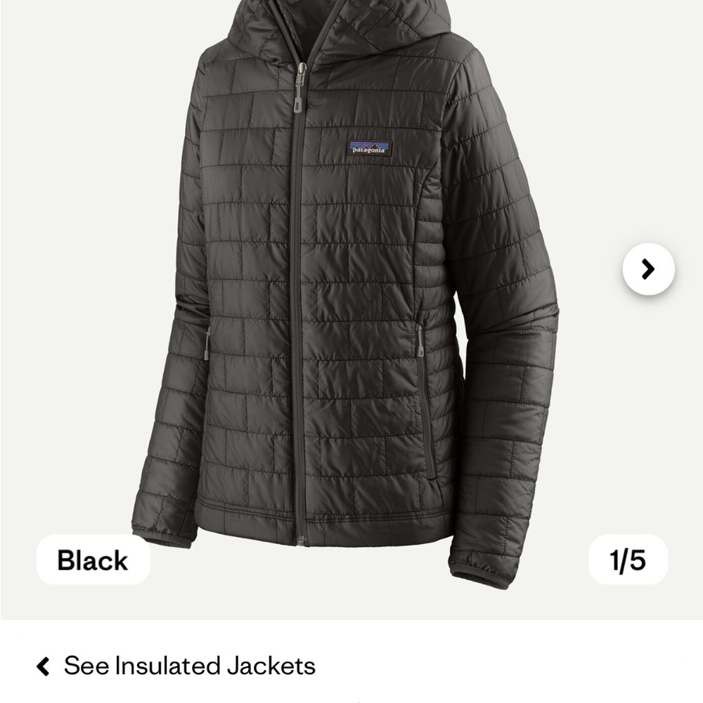 Patagonia Women's Black Insulated Jacket
